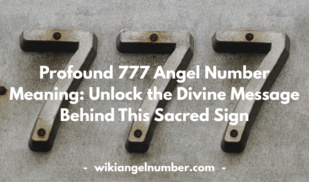 777 angel