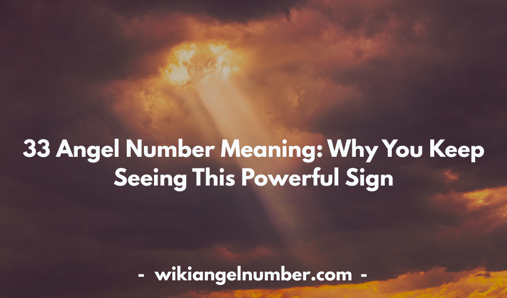 33 Angel Number